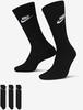 Nike Sportswear Everyday Essential Crew-Socken (3 Paar) - Schwarz