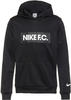 Nike F.C. Fußball-Hoodie für Herren - Schwarz