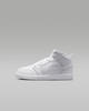 Nike 640734-136, Nike Jordan 1 Mid Schuh für jüngere Kinder - Weiß 35 Male