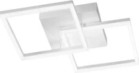 Fabas Luce 3394-22-102, Fabas Luce Bard Doppelleuchte Quadrat 450 wei&szlig;