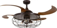 Beacon Lighting 212921, Beacon Lighting Deckenventilator Fanaway Industri ORB/Dark