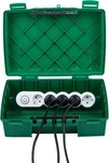 Heitronic VO-21046, Heitronic Sicherheitsverteilerbox Maximus gr&uuml;n IP55