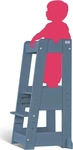 tiSsi 100585, tiSsi Entdeckerturm / Lernturm FELIX mitwachsend BLAU