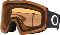 Oakley 70991800, Oakley Fall Line L Ski Brille (Black/Prizm Persimmon) Schwarz