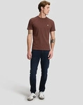 Lee 112386347:XL, Lee Regular Patch Logo Short Sleeve Tee Shaved Chocolate Gr&ouml;&szlig;e XL
