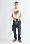 Wrangler 112388205:L, Wrangler Regular Americana Tee Antique White Gr&ouml;&szlig;e L male