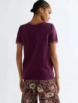 Wrangler 112386834:M, Wrangler Slim Ringer Tee Potent Purple Gr&ouml;&szlig;e M female