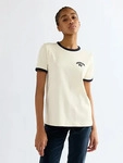 Wrangler 112386833:XXL, Wrangler Slim Ringer Tee Antique White Gr&ouml;&szlig;e XXL female