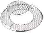Grillrost-Einsatz - Gourmet BBQ System - f&uuml;r Holzkohlegrills mit 57 cm