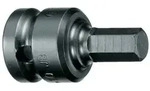 GEDORE IN K 19 6 Kraftschraubereinsatz 1/2 Innen-6-kant 6 mm"