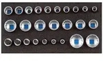 GEDORE 1500 CT1-D 19 Satz Steckschl&uuml;sseleins&auml;tze 1/2, UD-Profil, in