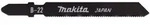 Makita A-85737 Stichs&auml;geblatt B-22 Metall/Kunststoff