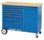 GEDORE 1504 XL Rollwerkbank 1,25 m breit mit 7 Schubladen