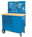 GEDORE BR 1504 0511 LH Rollwerkbank mit R&uuml;ckwand + Hakensortiment