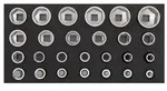 GEDORE R22150009 Steckschl&uuml;ssel-Satz 1/2 2/6 CT-Modul 26-teilig"