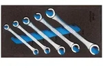 GEDORE 1500 CT1-400 Doppelringschl&uuml;ssel-Satz, offen, in Check-Tool-Modul
