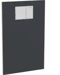 Geberit Designplatte f&uuml;r Geberit AquaClean f&uuml;r WC-Aufsatz Glas schwarz