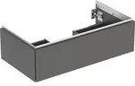 Geberit ONE Unterschrank f&uuml;r WT/-Platte 1 Schubl., 88,8x26,6x47cm, lava matt