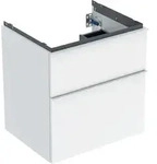 Geberit iCon Unterschrank f&uuml;r WT, 2 Schubl. 59,2x61,5x47,6cm, wei&szlig;...