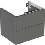 Geberit ONE Unterschrank f&uuml;r WT/-Platte 2 Schubl., 59,2x50,4x47cm, lava matt