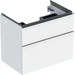 Geberit iCon Unterschrank f&uuml;r WT, 2 Schubl. 74x61,5x47,6cm, wei&szlig; hgl./Gr....