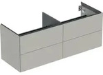 Geberit ONE Unterschrank f&uuml;r WT/-Platte 4 Schubl., 133,2x50,4x47cm, greige matt