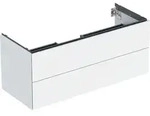 Geberit ONE Unterschrank f&uuml;r WT/-Platte 2 Schubl., 118,4x50,4x47cm, wei&szlig; hgl.