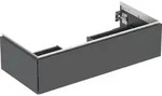 Geberit ONE Unterschrank f&uuml;r WT/-Platte 1 Schubl., 103,6x26,6x47cm, schwarz...