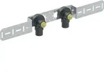 Geberit FlowFit Anschlusswinkel 90Gr vormont. ged&auml;mmt 2-fach Rg+ d16-Rp1/2 L:52m...