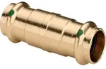 Viega Schiebemuffe mit SC Sanpress 2215.5 in 54mm Rotguss