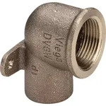 Viega Wandscheibe 94472G mit zwei &Ouml;sen in 15mm x Rp1/2 Rotguss