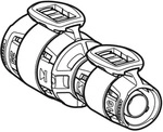 Geberit FlowFit Reduktion PPSU, d40, d1=32mm