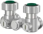 Flamco Einrohr-Hahnblock EXCL. Eck E2/50 G3/4i x G3/4a MS vern. m. Konus
