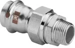 Viega Verschraubung mit SC Temponox 1765 in 22mmxR1 Stahl nichtrostend