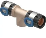 Geberit FlowFit T-St&uuml;ck mit Innengewinde Rg+ d20-Rp1/2-20