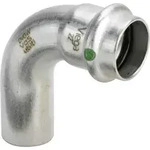 Viega Bogen 90 Grad mit SC Sanpress Inox 2316.1 in 54mm Edelstahl