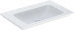 Geberit ONE M&ouml;belwaschtisch 75x48 cm o.Hl., o.&Uuml;l., wei&szlig;, KeraTect