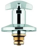 GROHE Oberteil 11505 f&uuml;r UP-Ventile Trecorn Griff Markierung rot 3/4 chrom"