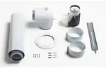 Vaillant Basis-Anschluss-Set Luft-/Abgasf&uuml;hrung, PP, 80/125 mm