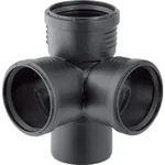 Geberit Silent-PP Eckabzweig 87,5Gr d90/90/90