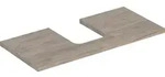 Geberit ONE WT-Pl. Aus mi. f. AWT Schalenform 105x3x47cm, Nussbaum hickory