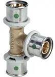 Viega T-St&uuml;ck mit SC Sanfix P 2118 in 32mm Rotguss