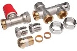 Danfoss Steigrohrventil f. 2-Rohranlagen Set RA-K, HK:R 1/2, Anl,:G 3/4 AG