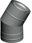 Wolf Abgasbogen DN80/125 konzentrisch 30 Grad, aus PP