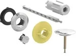 Geberit Serviceset f&uuml;r Badewannenablauf mit Druckbet&auml;tigung PushControl, chrg