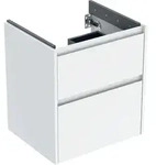 Geberit Renova Plan US f. WT, m. 2 Schubladen 54,6x60,6x44,6cm, wei&szlig;/l. seidengl...