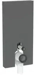Geberit Monolith Plus Sanit&auml;rmodul f&uuml;r SWC 101cm, Glas schwarz /schwarz Alu. geb...