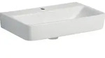 Geberit Renova Compact Waschtisch, 60x37cm m. Hl., o. &Uuml;l., wei&szlig;