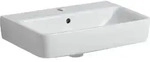 Geberit Renova Compact Waschtisch, 55x37cm m. Hl., m. &Uuml;l., wei&szlig;