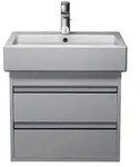 DU Waschtisch Vero 600 mm mit &Uuml;L, mit HLB, 1 HL, wei&szlig;